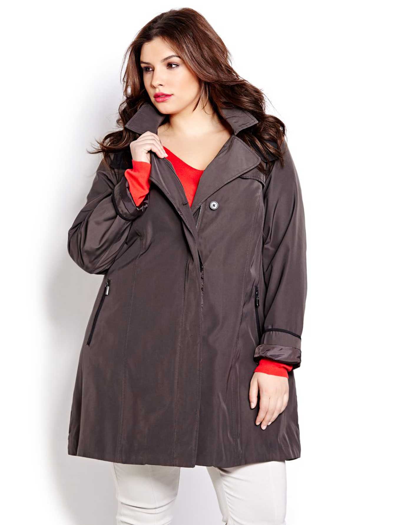A-Line Trench Coat | Addition Elle