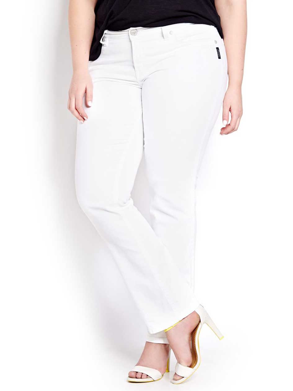 Silver Suki Straight Jeans | Addition Elle