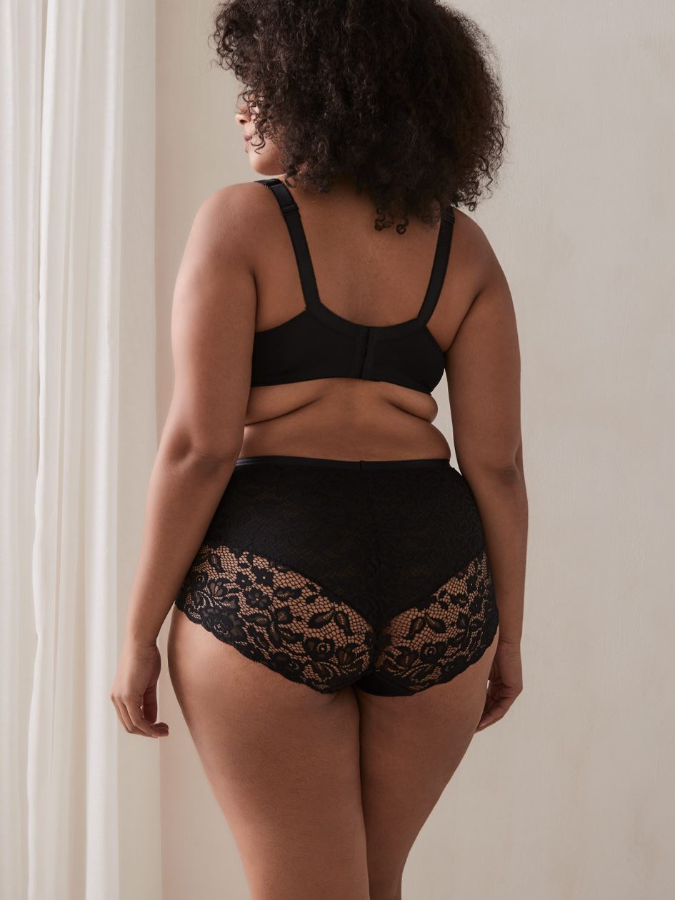 All-Over Lace Brief Panty - Addition Elle