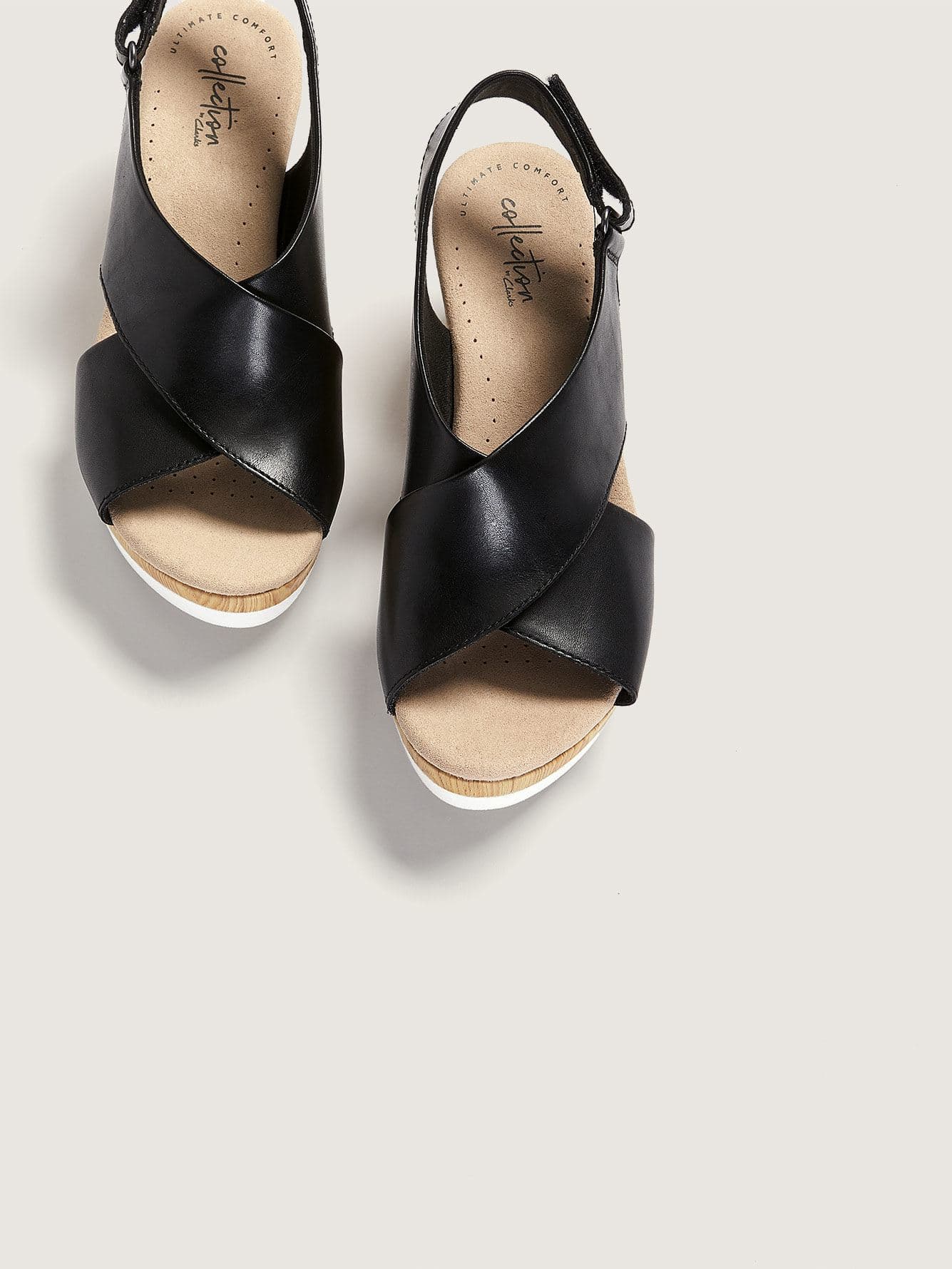 Semelles PearlPieds Clarks Sandales Compensées À Larges Cammy 6Yyf7gb