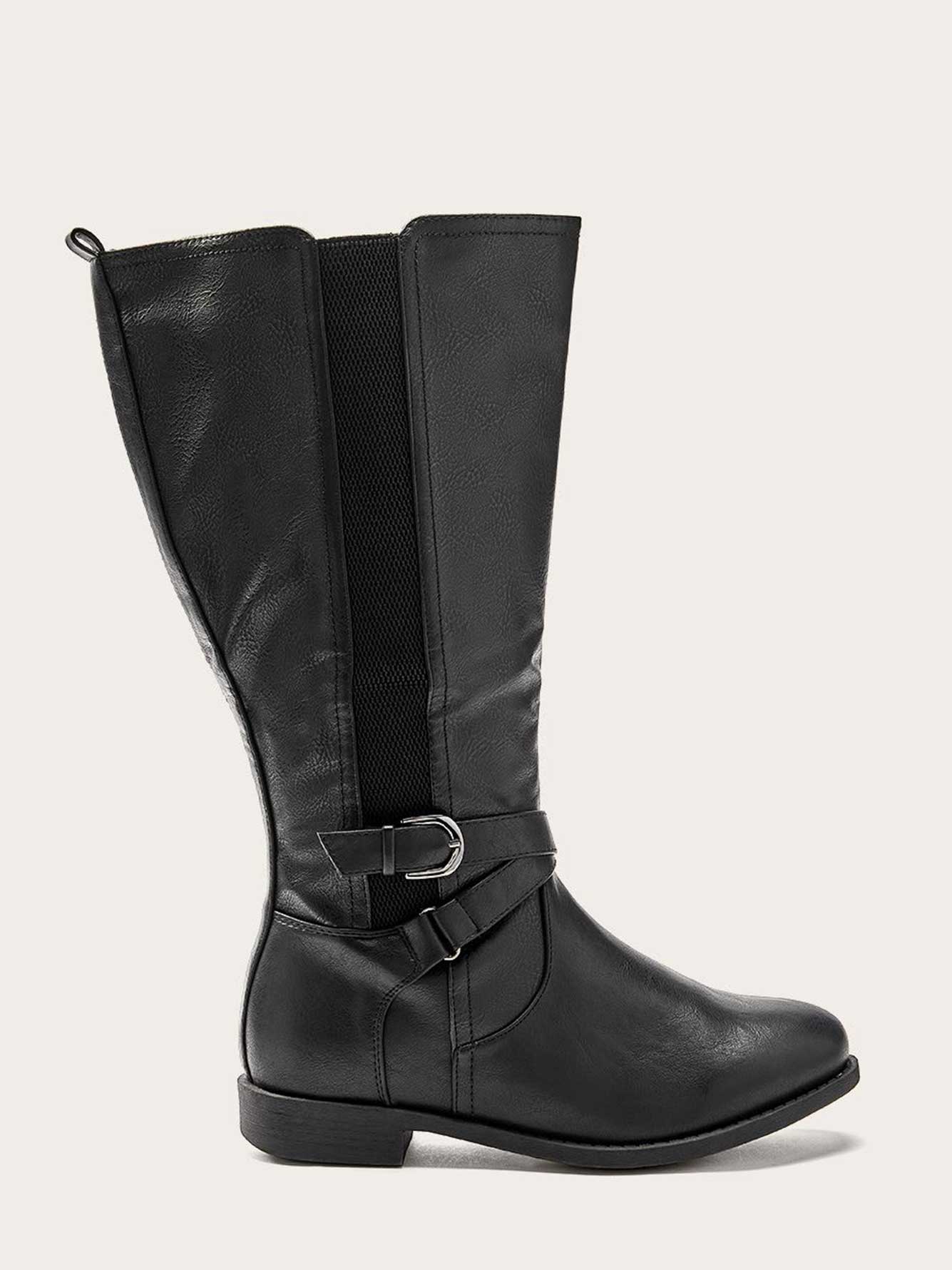 lace up back wide calf boots