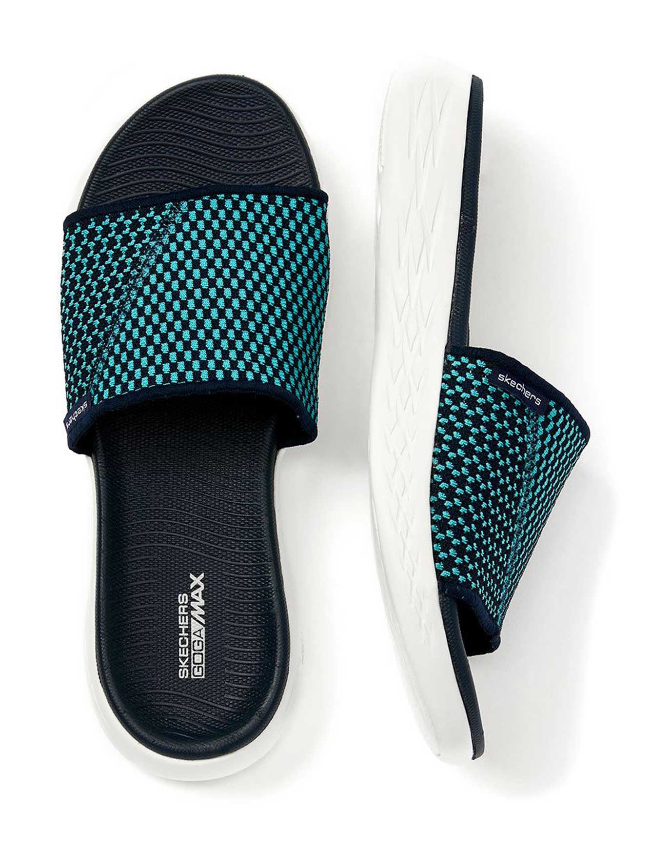 tong compensée femme skechers