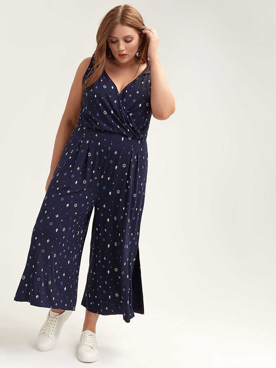 black and white striped jumpsuit plus size